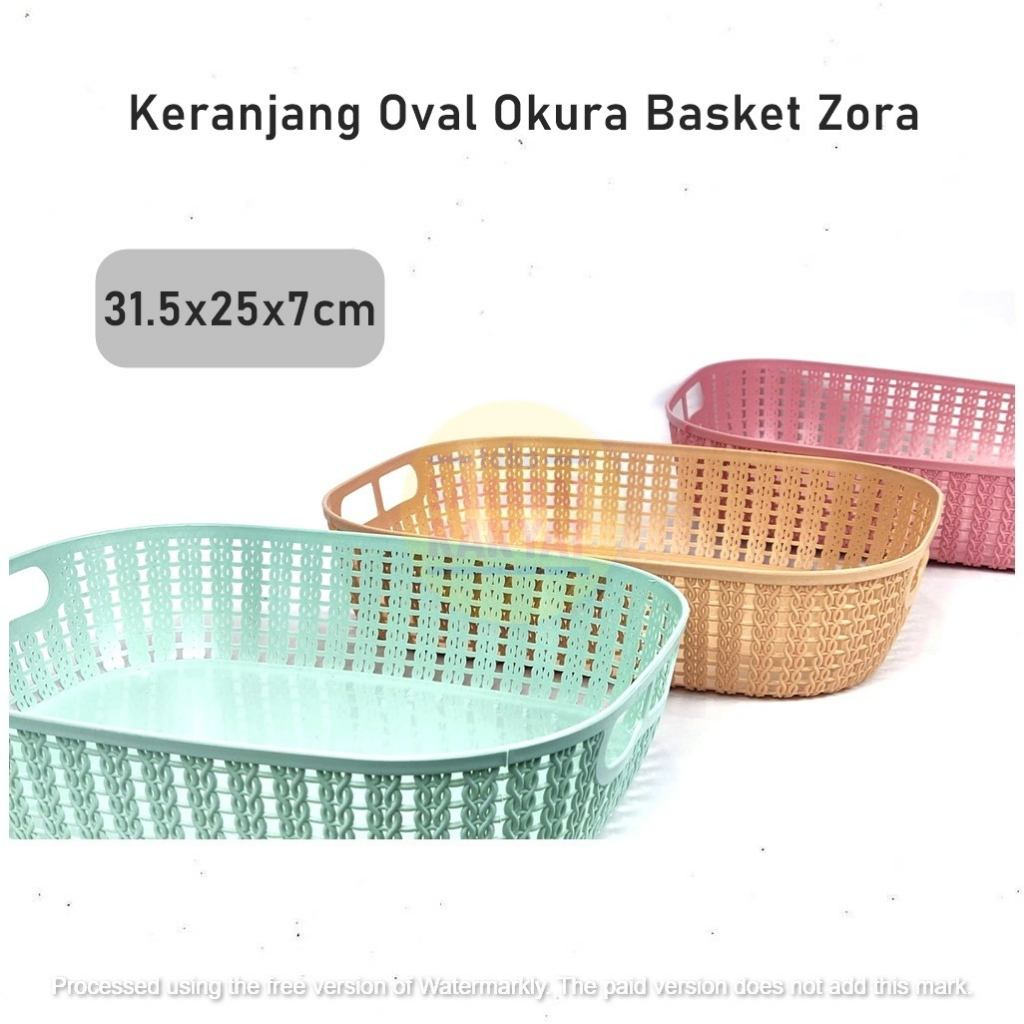 Keranjang Organizer Oval Okura Basket Zora