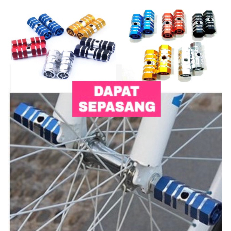 Jalu Pijakan Kaki Boncengan Sepeda Footstep 2 Pcs / 1 Pasang