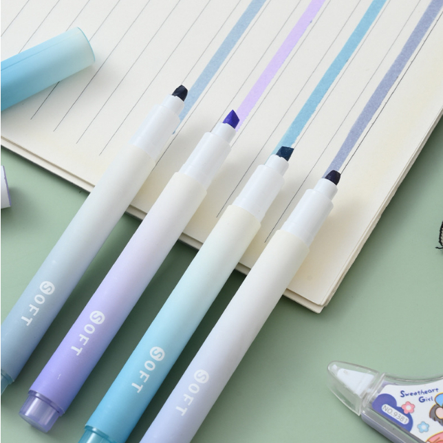 Stabilo Spidol Marker 2 in 1 Liner Highlighter Spidol Set Aesthetic Perlengkapan Belajar Highlight Buku Catatan Sekolah Kuliah Kantor Multicolor Hadiah Souvenir