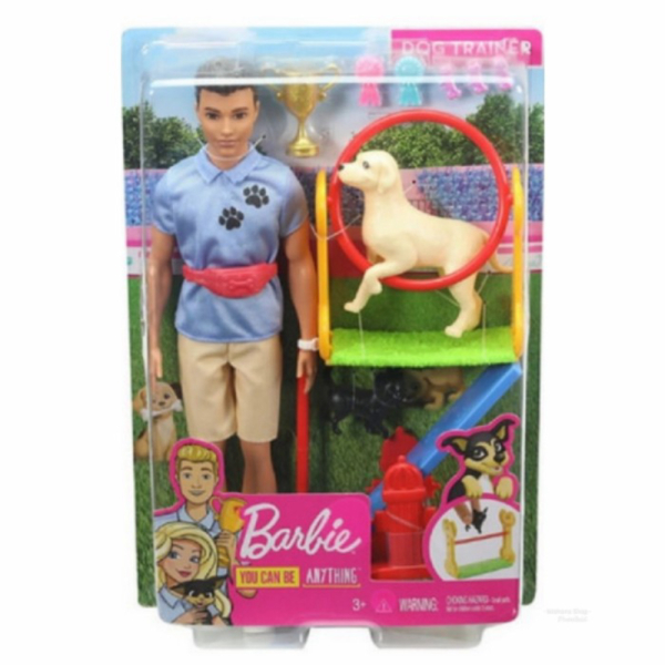 

Promo Boneka Mattel Barbie Ken Wildlife Vet Dog Trainer Doll Playset - Dog Trainer Diskon