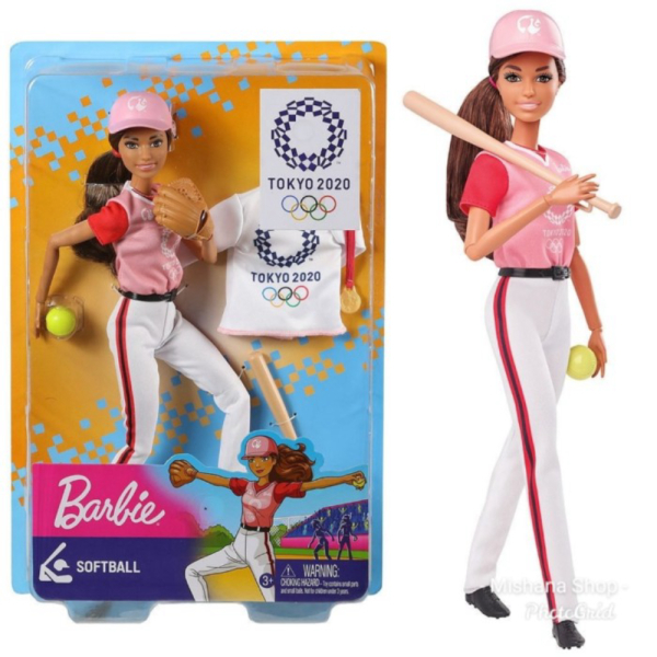 

Unik Boneka Barbie Made to Move Olympic 2020 Career Doll - Softball Diskon