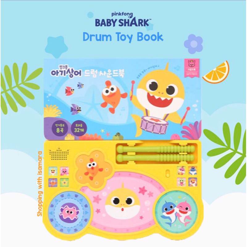 Pinkfong Baby Shark Drum Toy Book