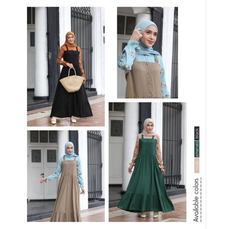 GAMIS/ABAYA DANNIS DEWASA TERBARU BY RUMAH DANNIS SIZE XS-XL