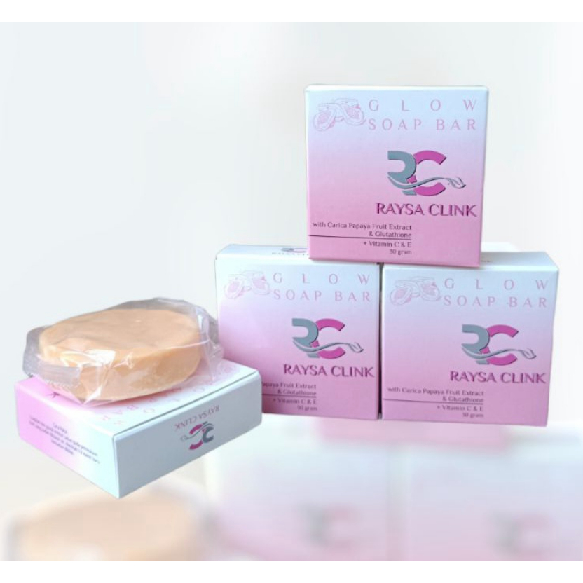 Raysa Clink Paket Glowing 3Pcs Sabun Wajah Glowing Flek