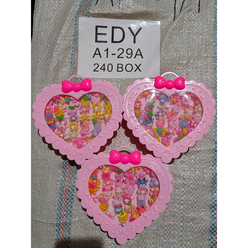 CINCIN ANAK MOTIF KARAKTER ISI 36pc SATU BOX DAPAT BOX LANGSUNG