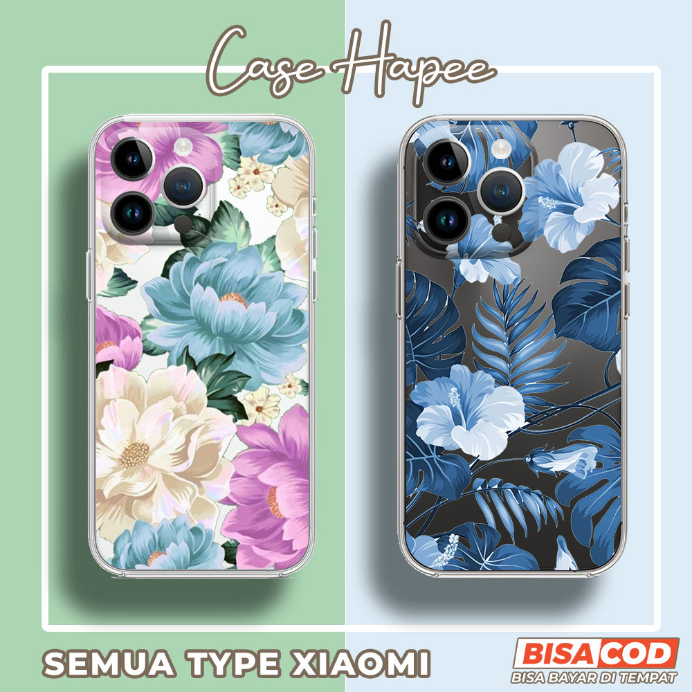 Case Redmi 7 8 8A 9 9A 9C 9T Case Hp Redmi 7 8 8A 9 9A 9C 9T [FLWR] Premium CASE HAPEE Casing Hp Red