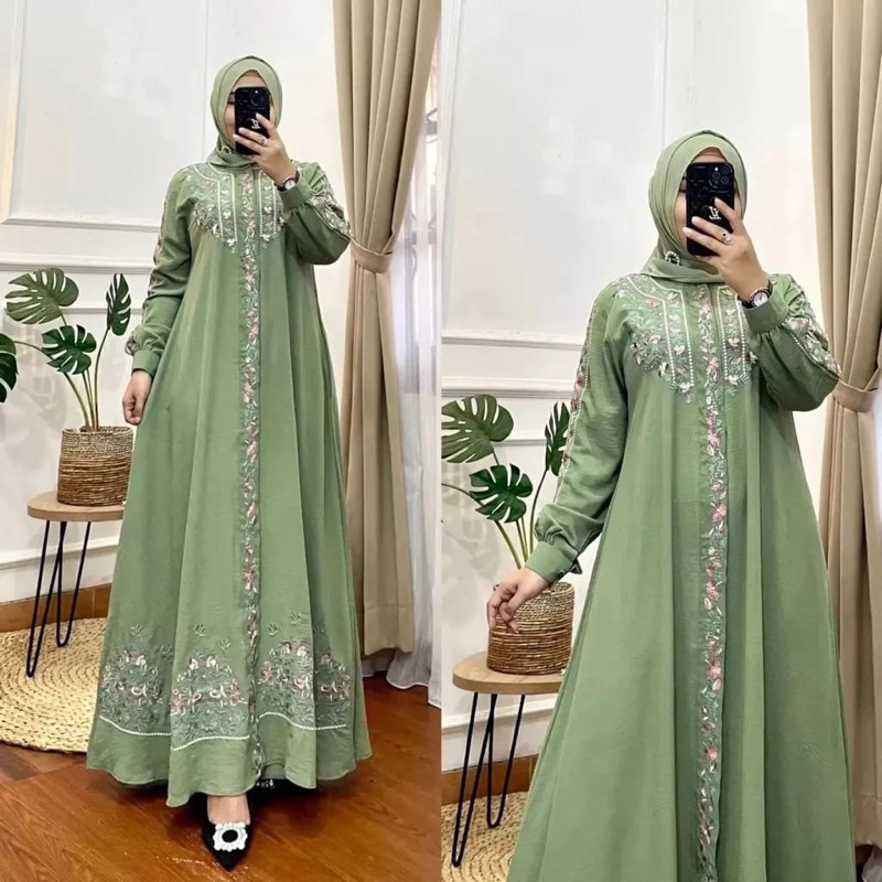 NEW- SONIA MAXI ./NAGITA GAMIS  PREMIUM CERUTY BOREDIR PARIS