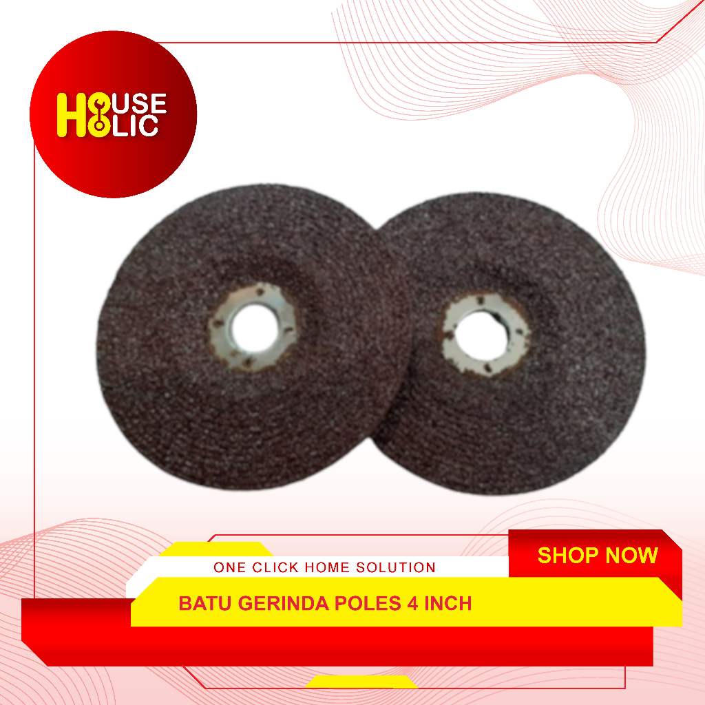 Grinding Wheel Batu Gerinda Poles 4&quot; / Mata Poles Metal Grinding Disc