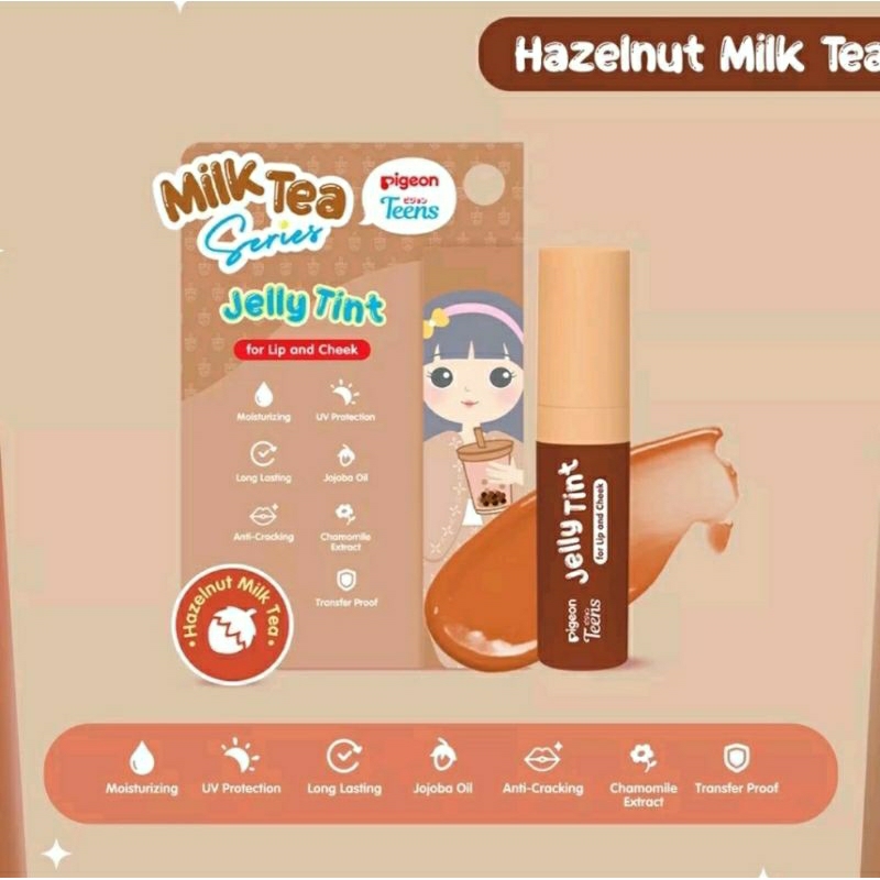 Pigeon Teens Jelly Teens For Lip And Cheek Milk Tea Series - Lip Tint