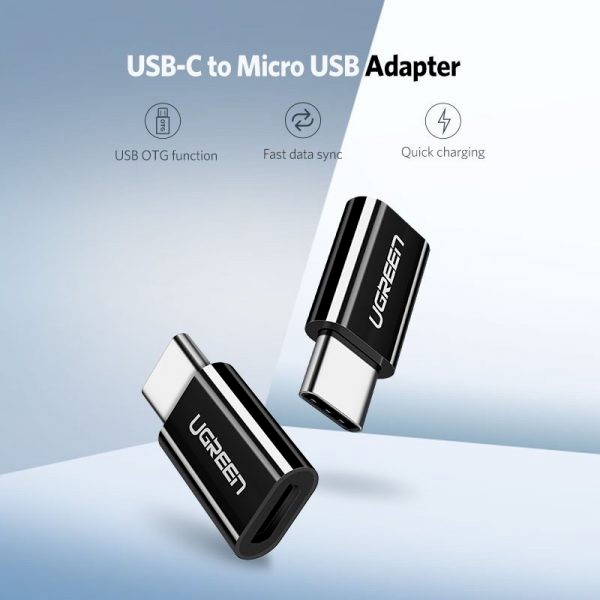 Adapter UGreen Usb-C Male to Micro Usb Female - Otg Type C to Micro