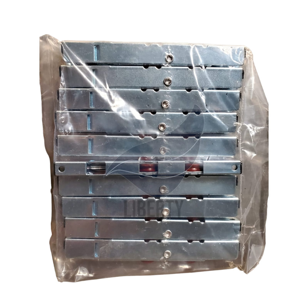 Roda Sliding Bolt Pintu Merah Nylon Upvc Liberty