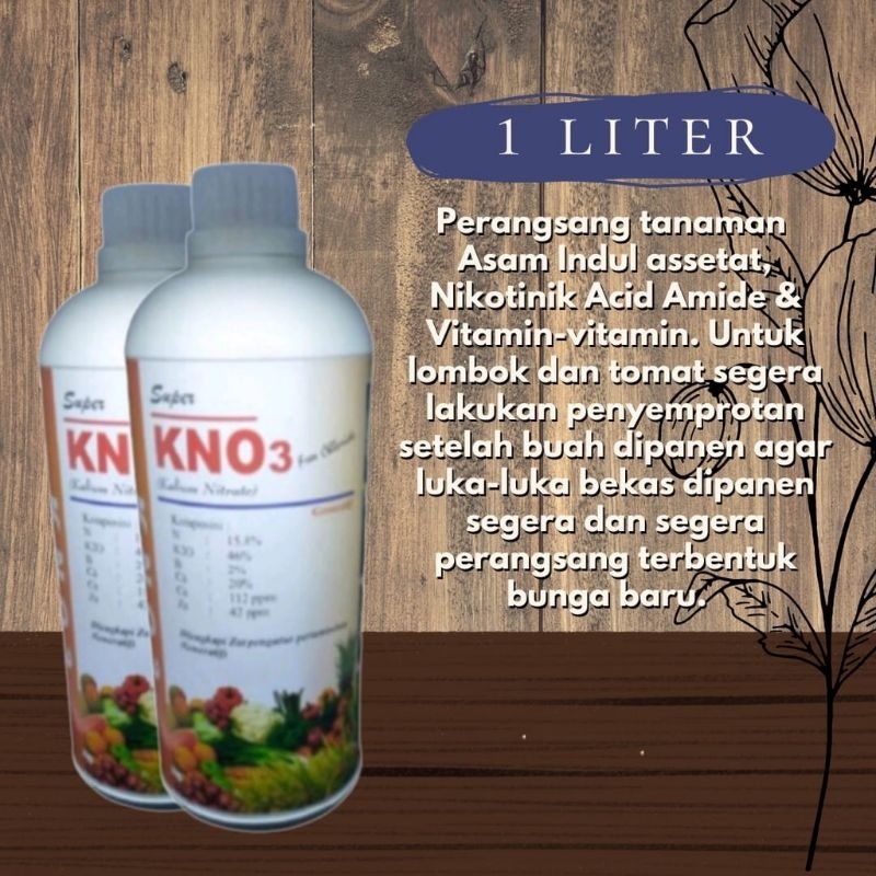 Pupuk KNO3 Putih Cair Kemasan 1 LITER