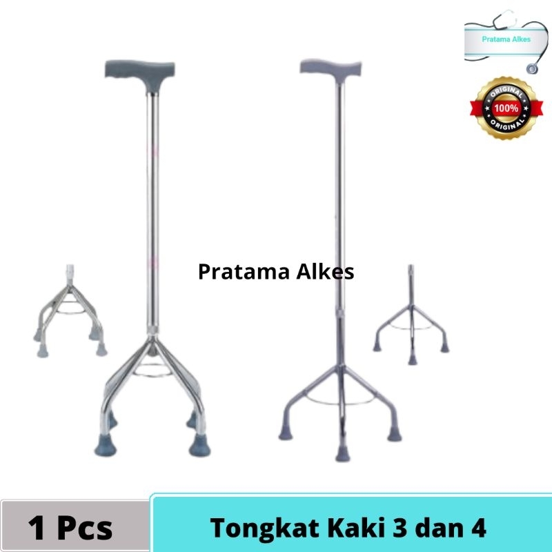 Tongkat Kaki 3 / Tongkat Kaki 4 / Tongkat Lansia