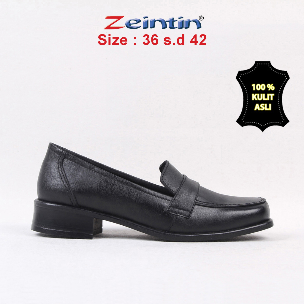 Zeintin - Sepatu Pantofel Wanita Zeintin Sepatu Wanita Bahan Kulit Kuliah Kerja Kantor BJ