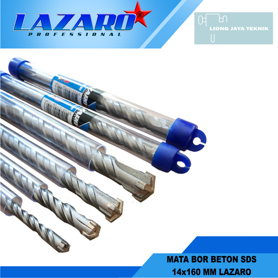 Lazaro SDS Plus Mata Bor Tembok Beton Hammer Drill - 14x160