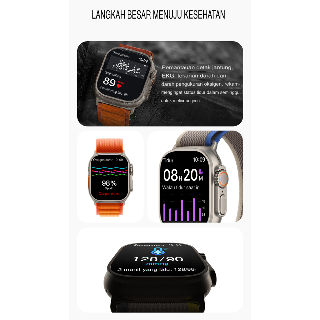 SKMEI S233 Jam Tangan Pria Wanita Smartwatch Digital Bluetooth Connect Phone Call Bisa Putar Musik WATCHKITE WKOS