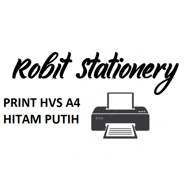 

Jasa Print / Cetak HVS A4 Hitam Putih 70/80 Gsm