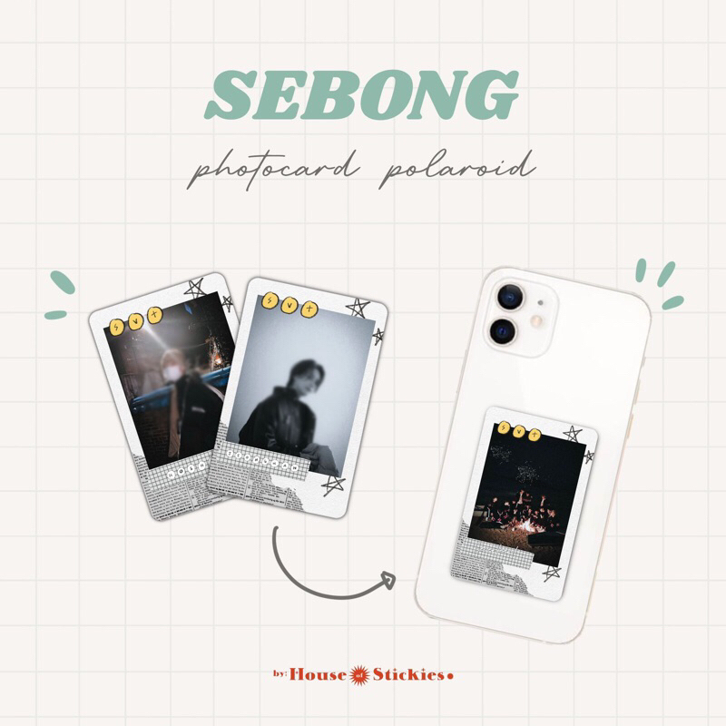 Sebong Photocard Polaroid Fanmade