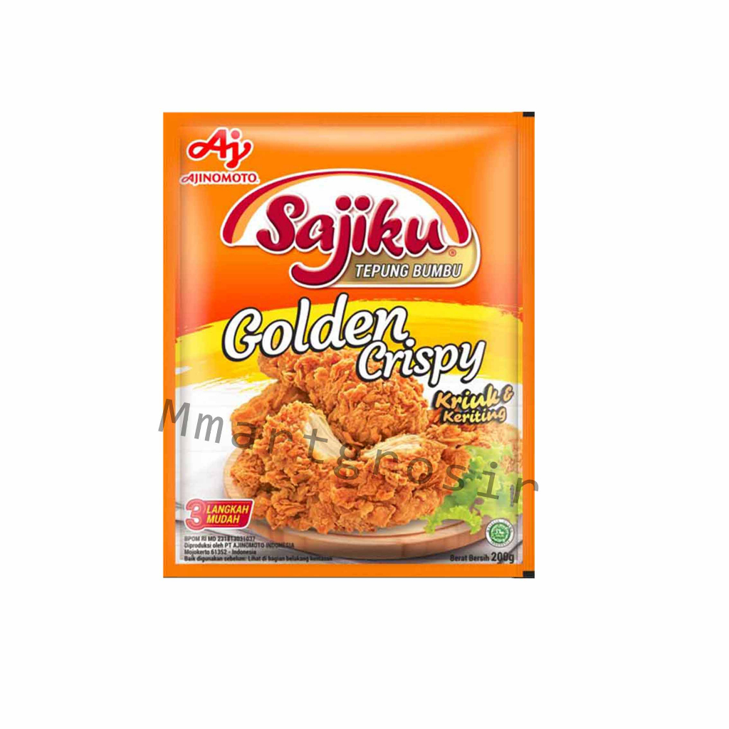 Sajiku Ajinomoto / Tepung Bumbu / Golden Crispy / 200gr