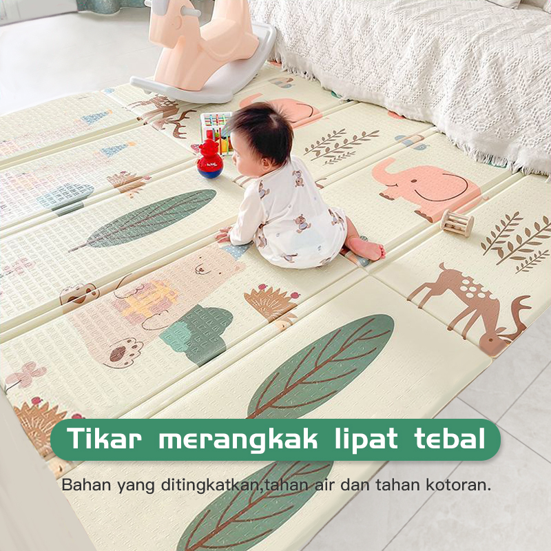 Karpet Lipat  Playmat Bayi 200x180cm Tebal XPE Matras Anak Playmat Bayi Lipat Karpet Lipat anak Playmate Matras bayi Tikar