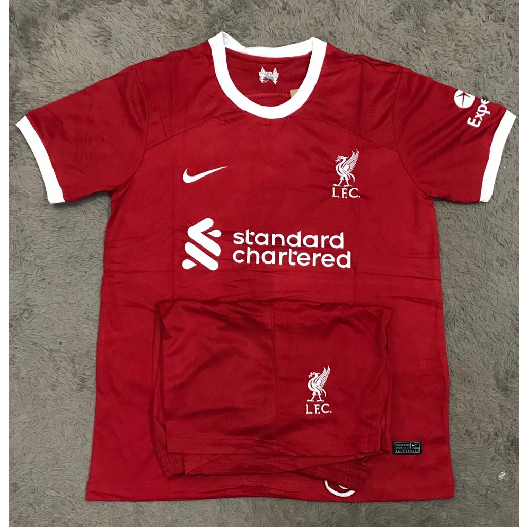 Jersey bola liverpool home 2023 - 2024 grade ori import