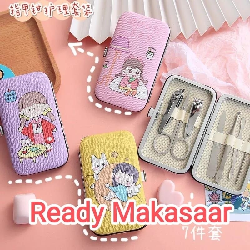 Gunting Kuku Set / Nail Cripper Set / Alat Manicue Pedicure / Perawatan Kuku set