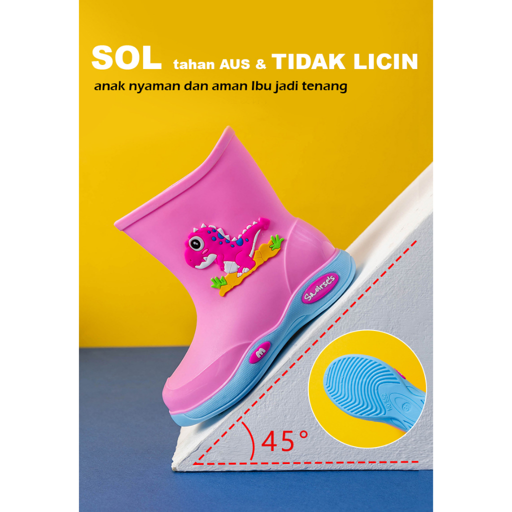 Saoirse's Boots - Sepatu Boot anti air hujan anak balita rain kids shoes for baby toddler