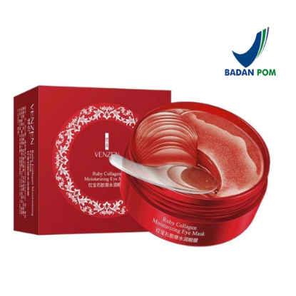 BPOM Veze Masker Mata Collagen Ruby Moisturizing Eye Mask ORIGINAL Masker Mata Panda Kantung Masker Mata Untuk Tidur LS