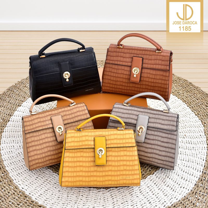 Tas Original JOSE DAROCA Hand Bag Croco ~ 1185 ~ ( Paperbag besar )