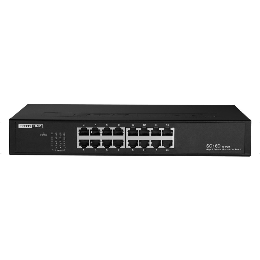 TOTOLINK SG16D-16-port Gigabit Unmanaged Desktop Switch