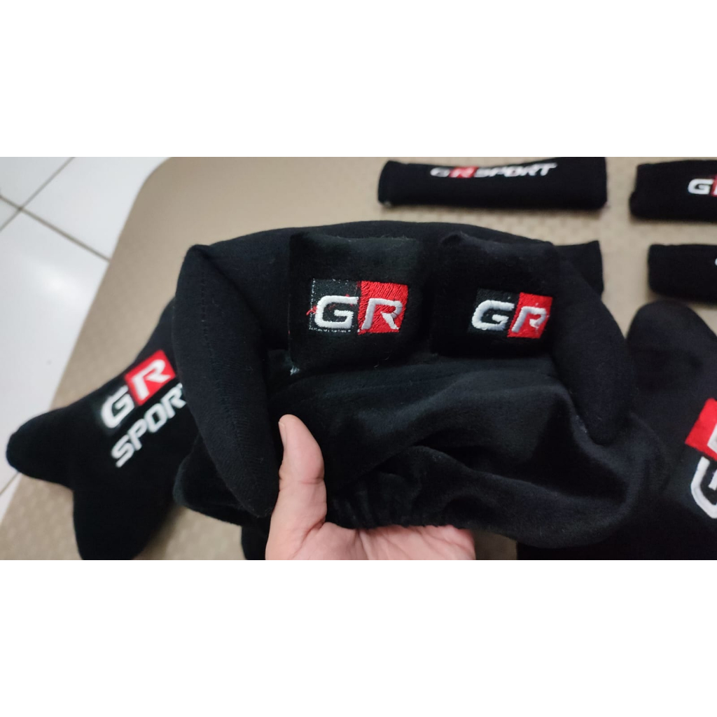 Bantal mobil 9 in 1 tulisan GR SPORT universal