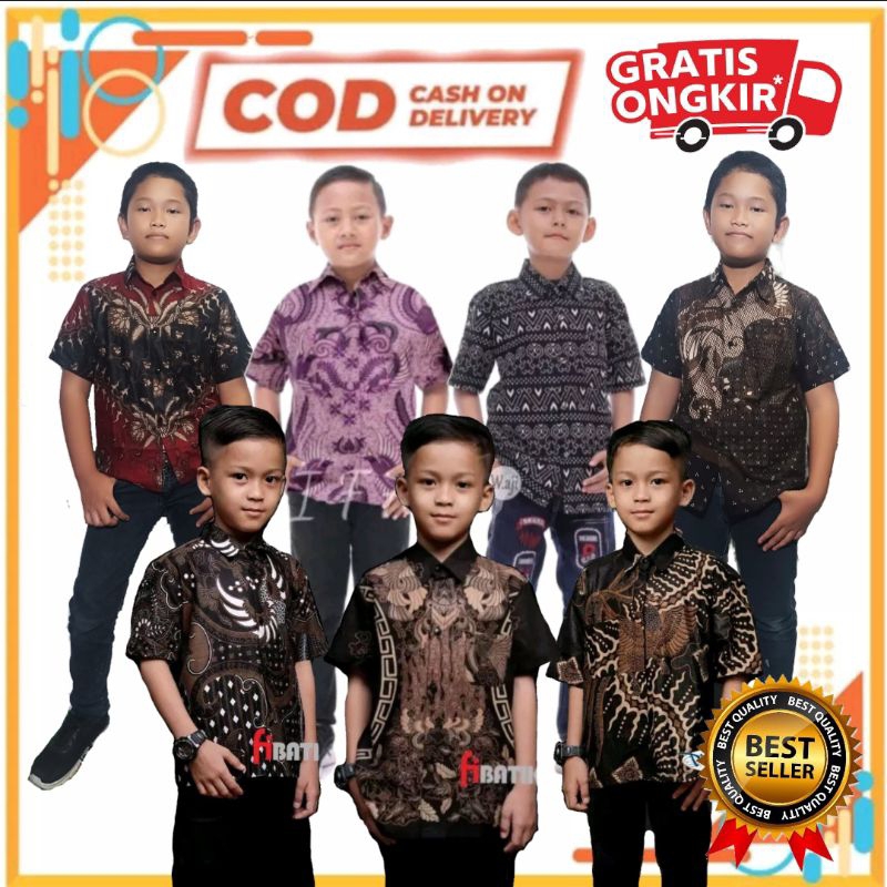 Batik anak laki-laki 2-12thn