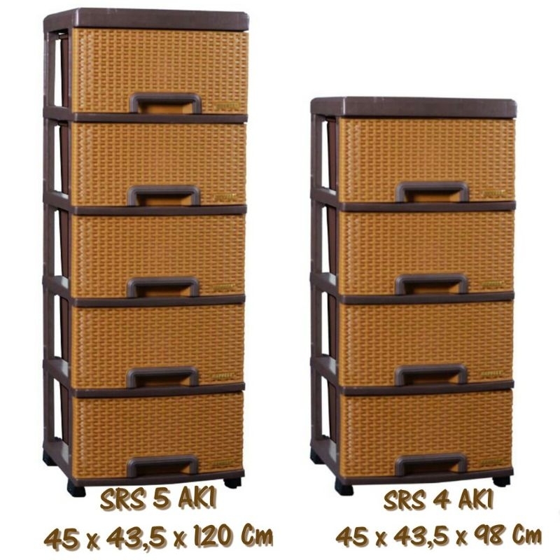 Lemari Napolly Conra Kabinet Laci Rotan