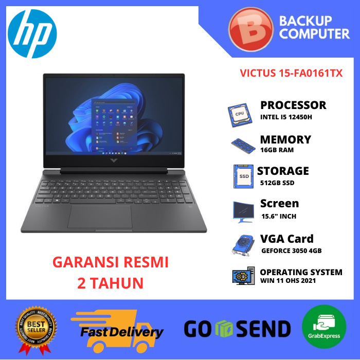 LAPTOP HP VICTUS 15-FA0161TX i5-12450H