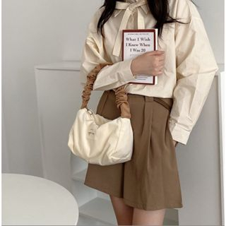 PRISA Tas Jinjing Selempang Bahu Shoulder Bag Kecil Sling bag Corduroy Korean Lucu OOTD Aesthetic Dumpling Pillow Mini Bag Wanita Remaja Import Fashion Cute Style Chikoisme