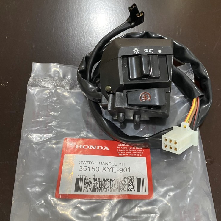 NEW KYE SAKLAR KANAN HOLDER SWITCH TOMBOL STATER LAMPU STARTER MEGAPRO