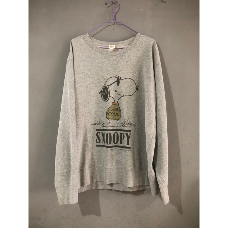 SALE Sweater Crewneck Uniqlo Snoopy ORI