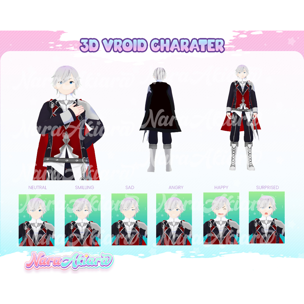 Perkuat Brand VTuber Anda dengan Karakter Vroid 3D yang Siap Pakai, Karakter 3D Untuk Vtuber, Gambar