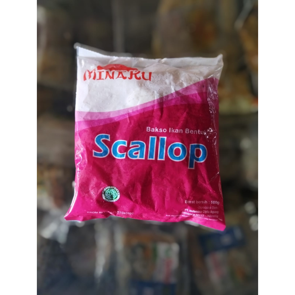 

MINAKU Scallop 500g bakso ikan bentuk scallop