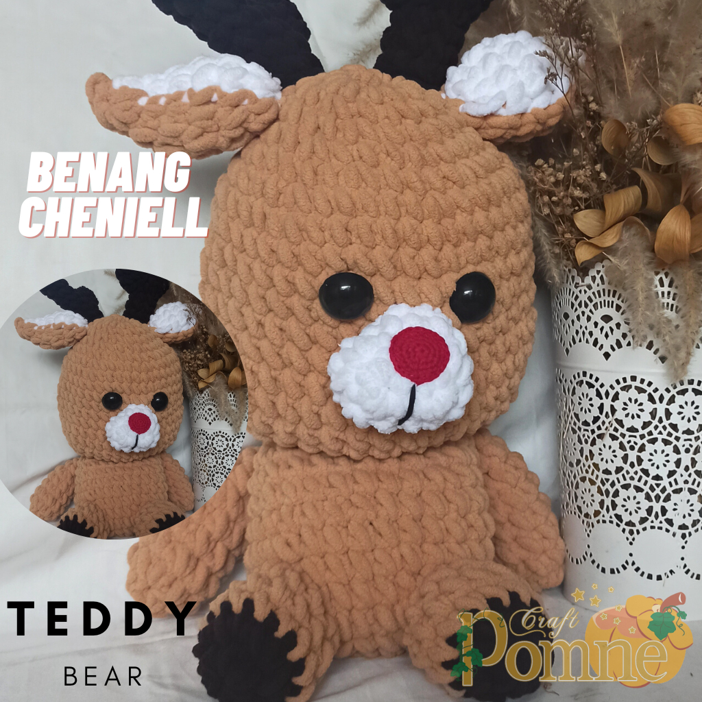 BENANG RAJUT CHENILLE/ CHENILLE YARN 6 MM