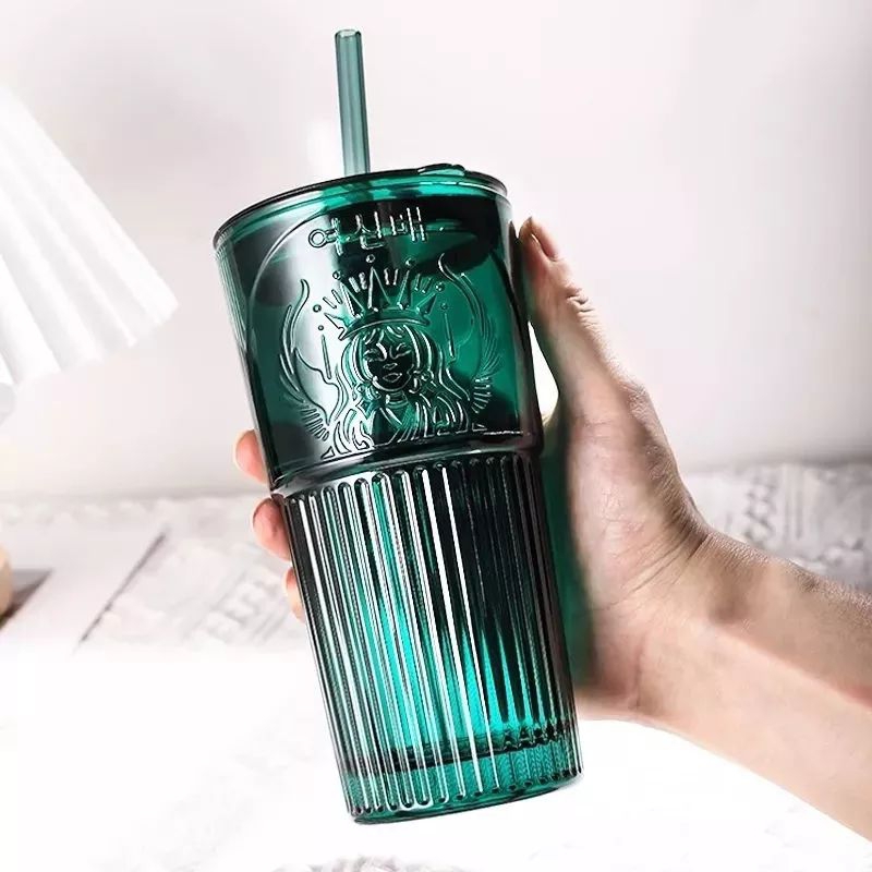 TUMBLER KACA STARBUCKS 600 ML / Gelas Kaca Limited Edition Aesthetic Tumbler Cup