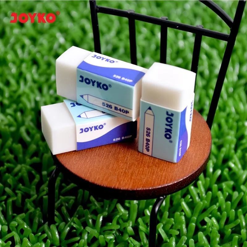 

ATK-POINT | JOYKO Eraser B40P / Penghapus kecil putih joyko