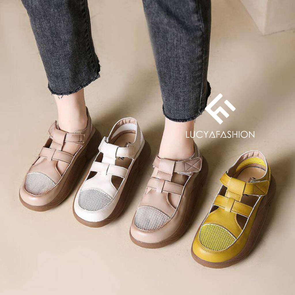 Wedges Wanita Import Sepatu Gladiator Wanita Korean Style 1221