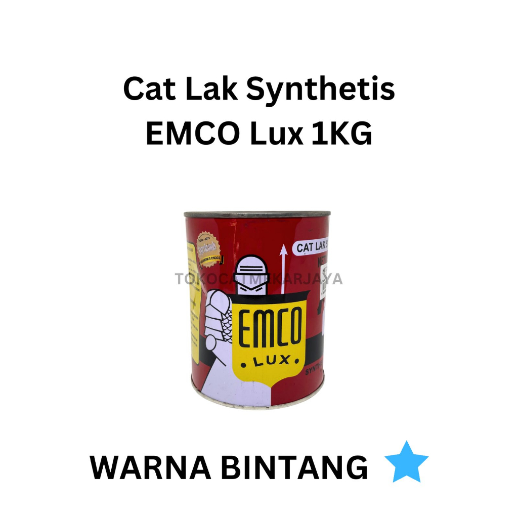 EMCO Lux  WARNA BINTANG / Cat Kayu Besi Lak Sintetis / Cat Duco 1KG