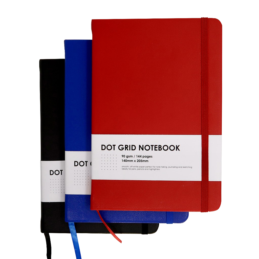 Dot &amp; Ruled Grid Notebook