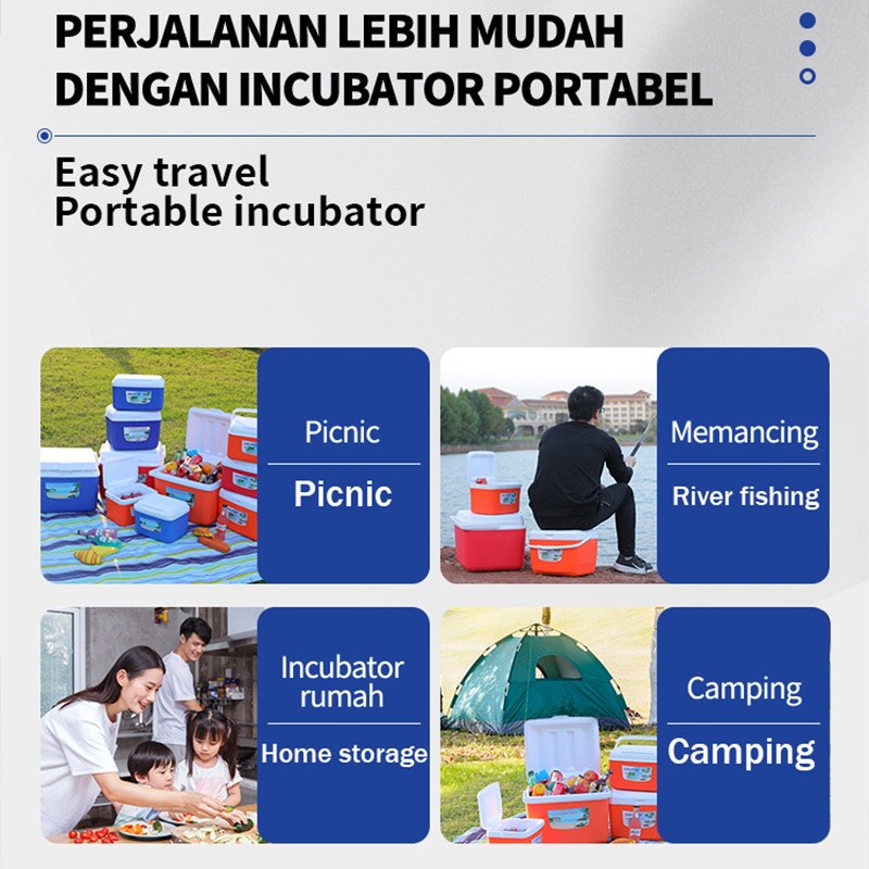 Mini Cooler Box 5 Liter，8 Liter，13 Liter，26 Liter Liter Cool Box，Kotak Penyimpanan Es Makanan Wadah Serba Guna