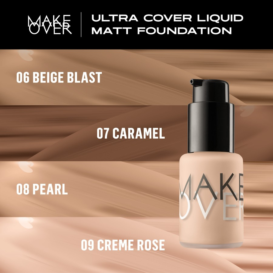 Make Over Ultra Cover Liquid Matte Foundation 33ml