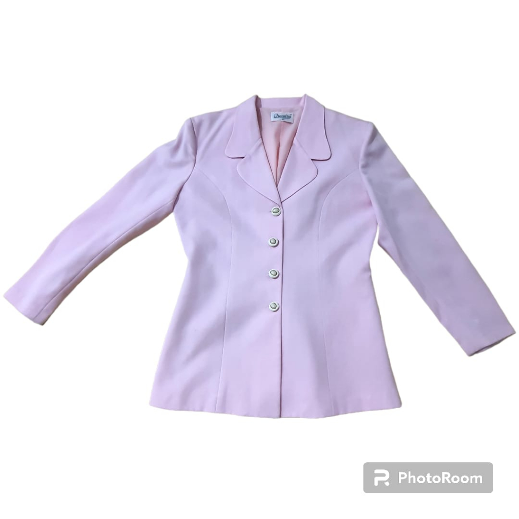 Blazer Warna Soft Pink Ukuran M (Chandra Collection)