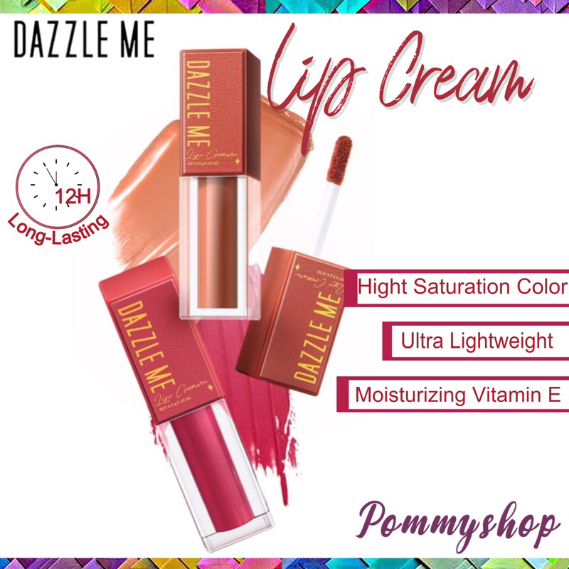 Dazzle Me Mousse Lip Cream | Silky Lipstik Moisturizing Lip Care Reduce Lip Wrinkles | Lip Tint