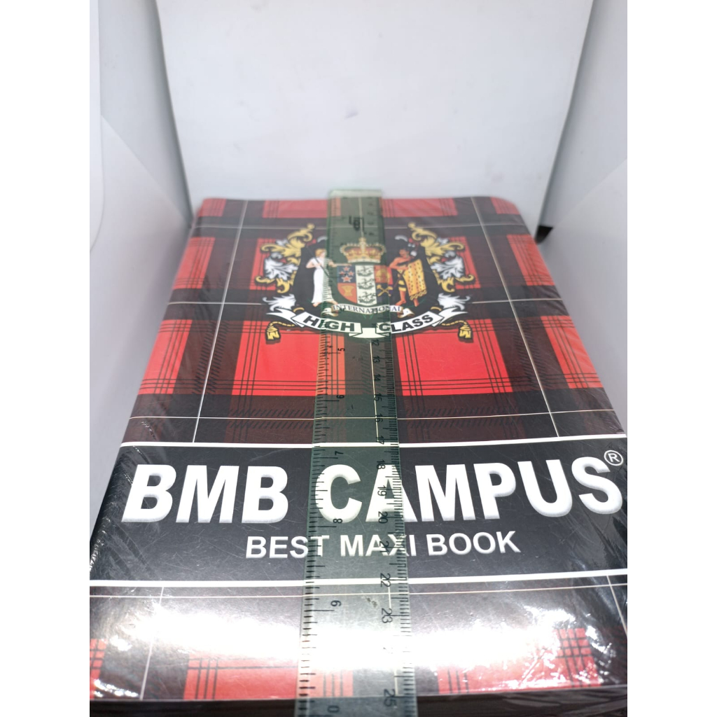 BUKU TULIS GARIS 36 HALAMAN MAXI CAMPUS UKURAN BOXY B5 MEREK BMB CAMPUS 1 PAK ISI 10 PCS